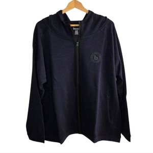 NWT Burn Boot Camp | Navy Blue Full Zip Scuba Hoodie Jacket Size XXXL